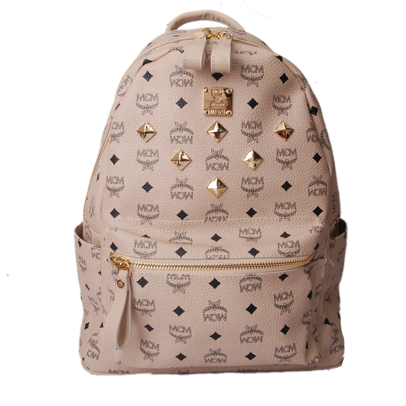 NEW MCM Studded Backpack NO.0047